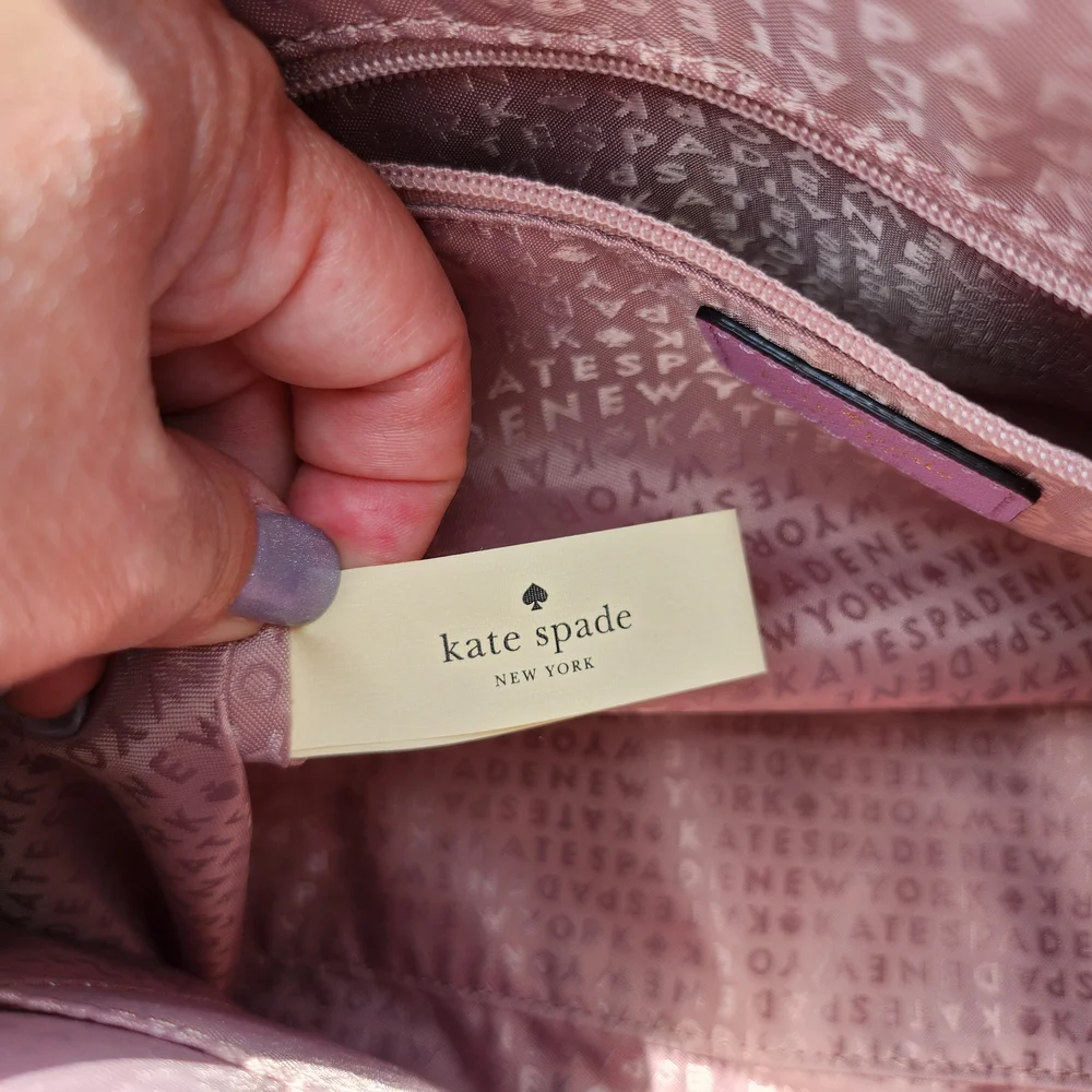 Kate Spade Purple Satchel Bag and Wallet ** SET OF 2! ** - Picture 7 of 11